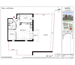 t3 à la vente -   56350  RIEUX, surface 62 m2 vente t3 - UBI433569155